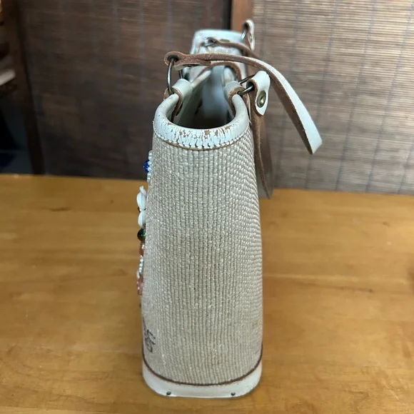 Enid Collins Rhinestone Embellished Handbag - Picture 3 of 10